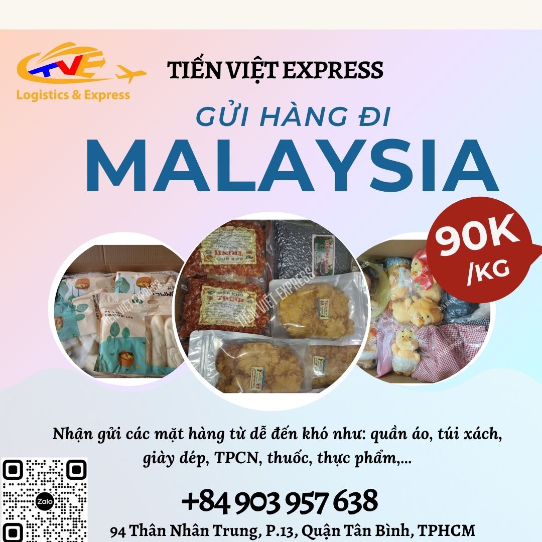Gửi hàng đi Malaysia - Tiến Việt Express